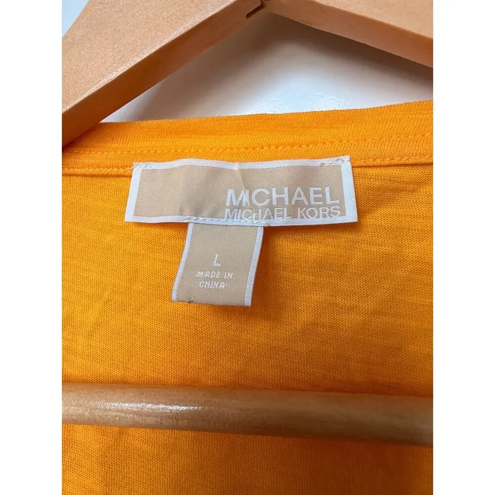 Michael Kors Women's yellow Orange Long Sleeve Size L